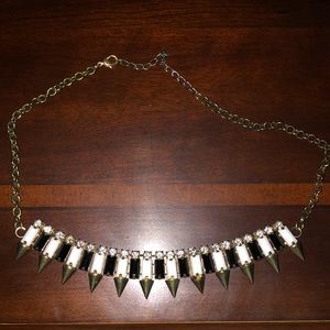 Jeweled Pointed Choker